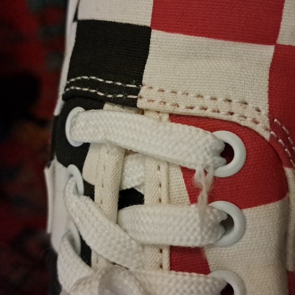 VANS Off the Wall Comfy Cush check sneakers low shoes preppy artsy mens 9 - Picture 16 of 16